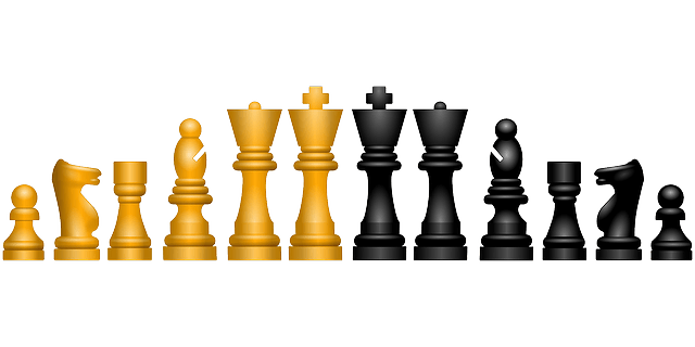 Pièces d'échecs pour symboliser lla Stratégie TOEIC