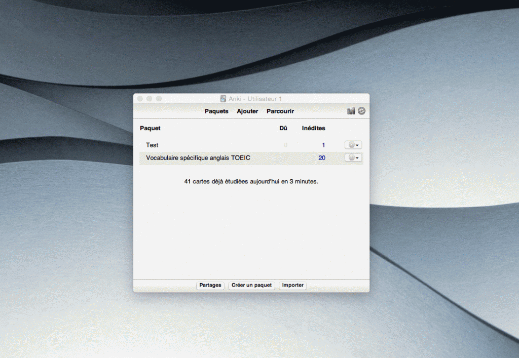Apprendre avec Anki
