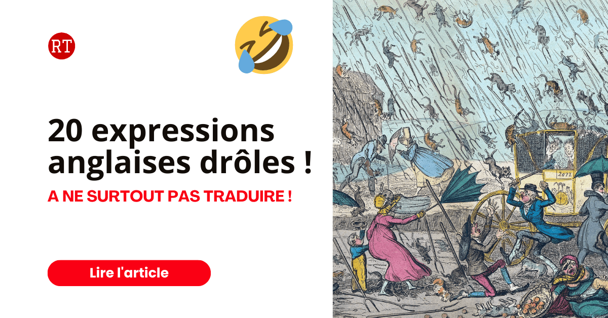 Top 20 des expressions anglaises les plus drôles 🤣