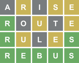 Illustration du jeu Wordle